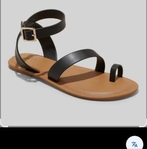 Universal Thread Sol Toe Loop Ankle Strap Sandals